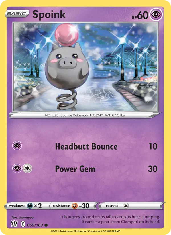 Spoink 55 – Non-holo