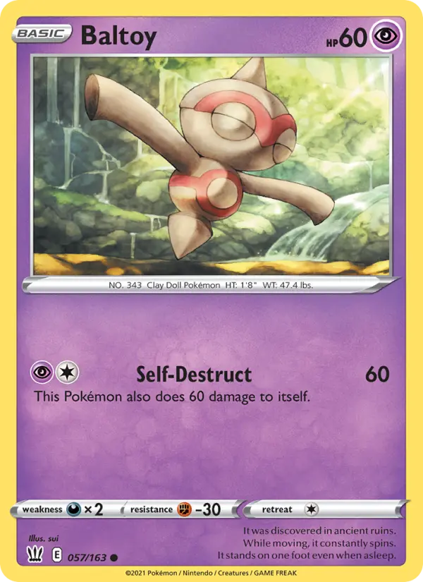 Baltoy 57 – Non-holo
