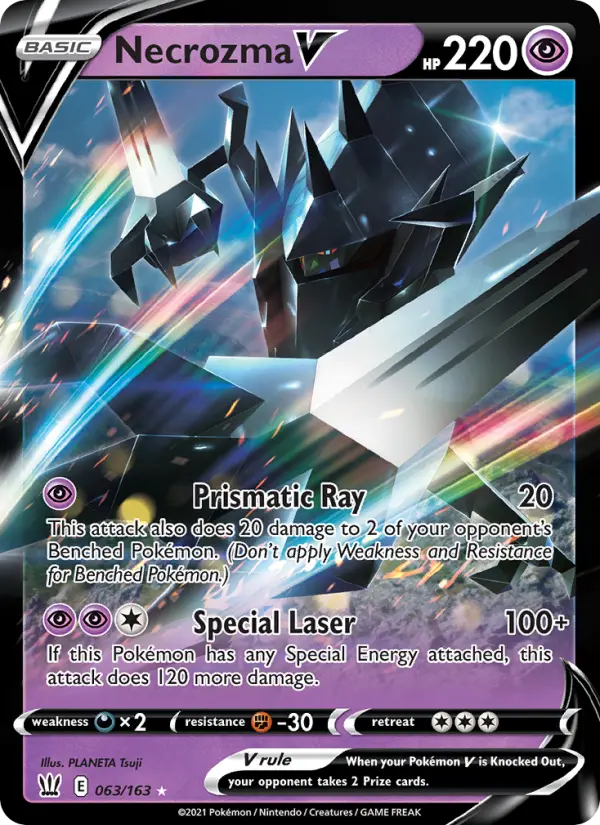 Necrozma V 63 – Holo