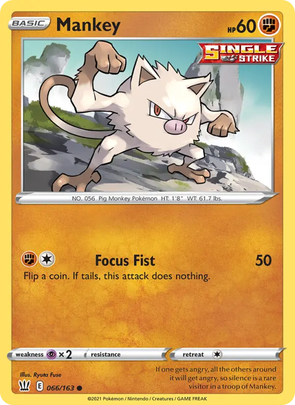 Mankey 66 – Non-holo