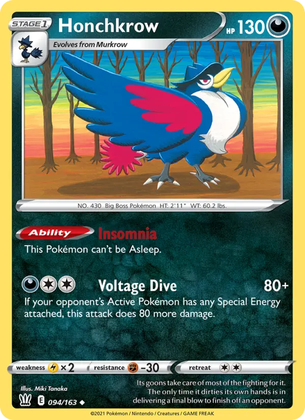Honchkrow 94 – Non-holo
