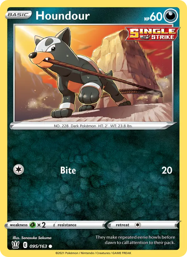 Houndour 95 – Non-holo