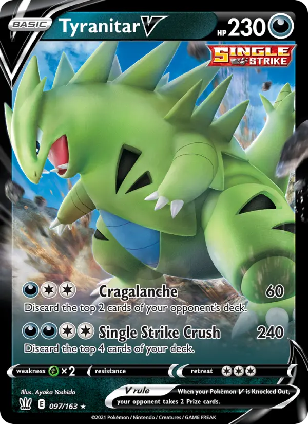 Tyranitar V 97 – Holo