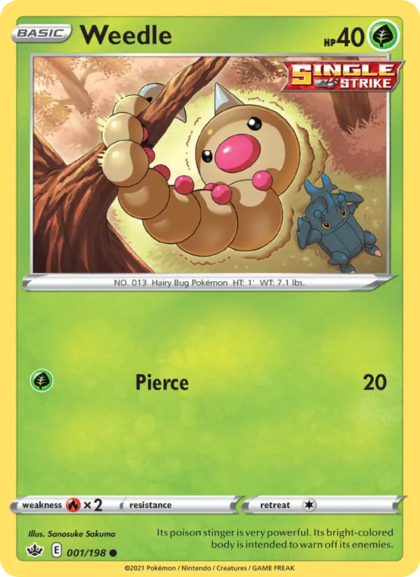 Weedle 1 – Non-holo