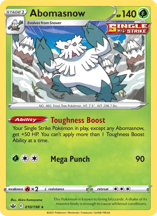 Abomasnow 10 – Non-holo