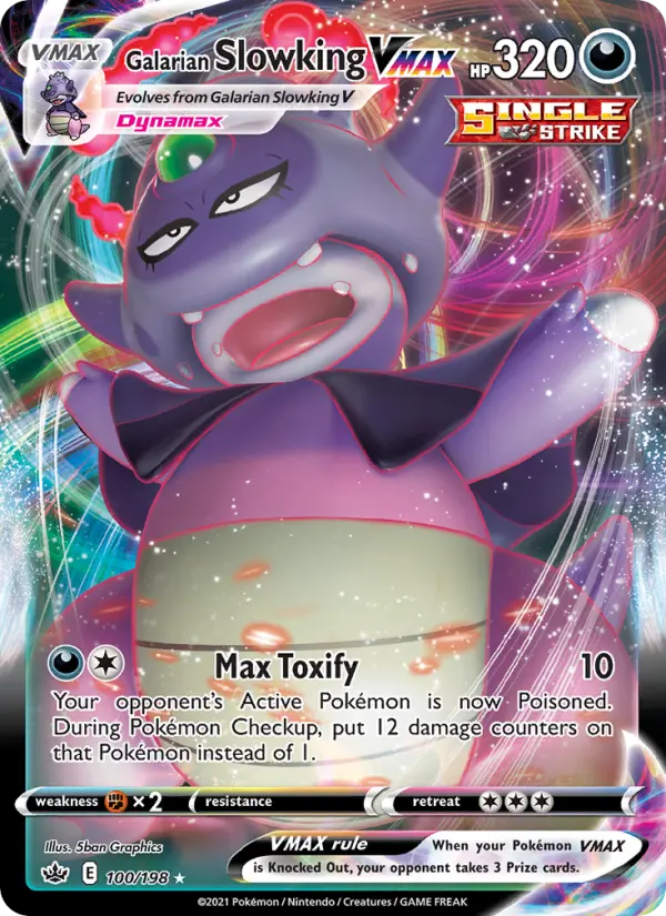 Galarian Slowking VMAX 100 – Holo