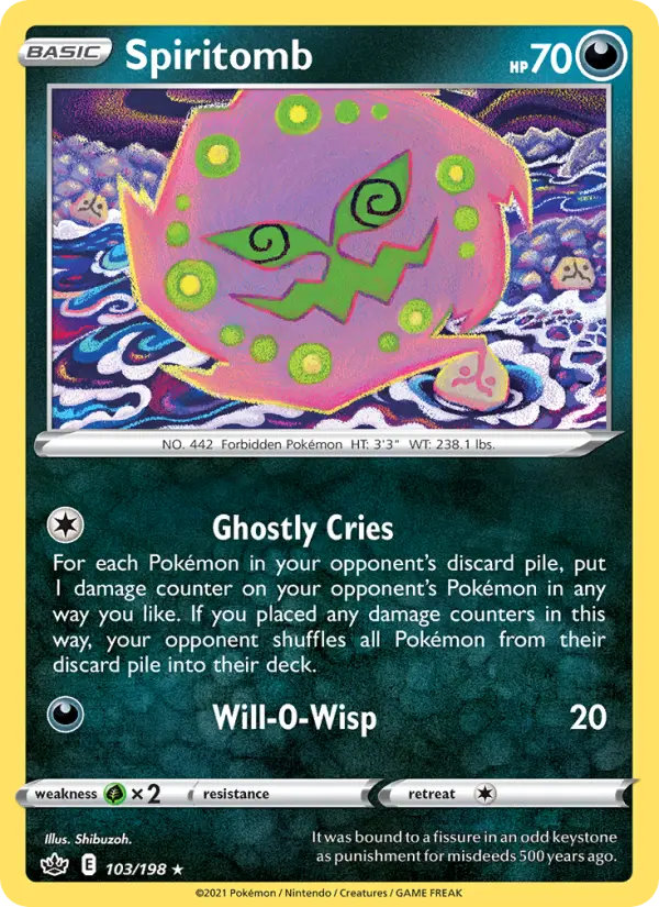 Spiritomb 103 – Non-holo
