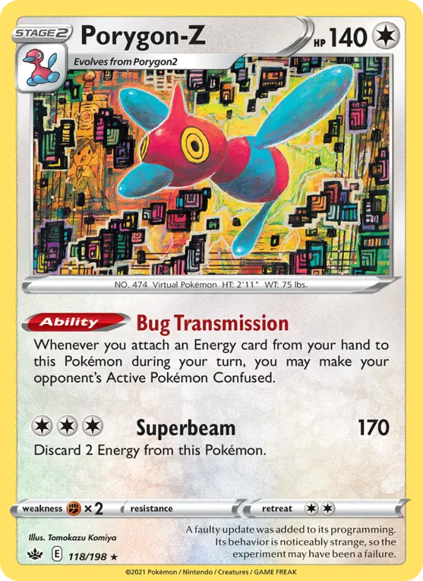 Porygon-Z 118 – Reverse Holo