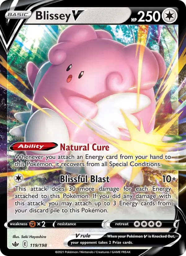 Blissey V 119 – Holo
