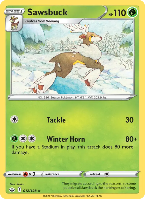 Sawsbuck 12 – Non-holo