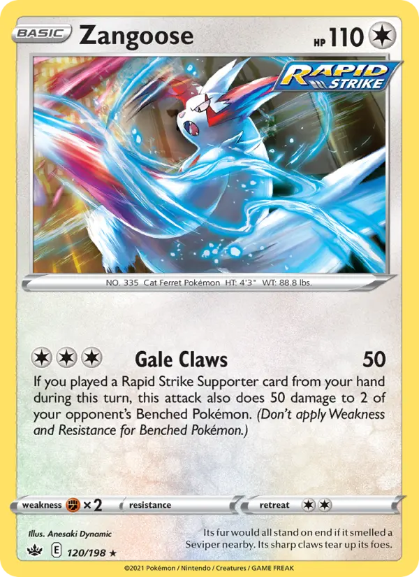 Zangoose 120 – Non-holo