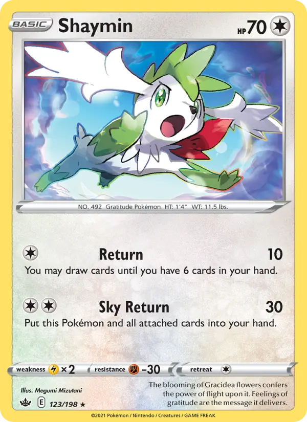 Shaymin 123 – Reverse Holo