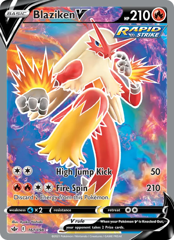 Blaziken V 161 – Holo