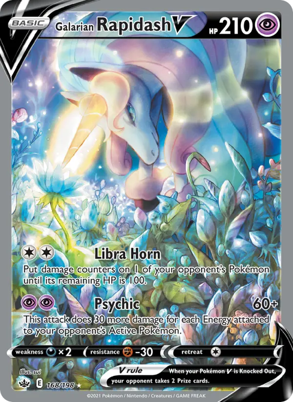 Galarian Rapidash V 168 – Holo