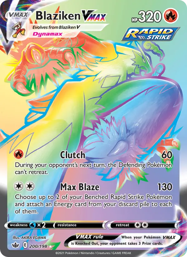 Blaziken VMAX 200 – Holo