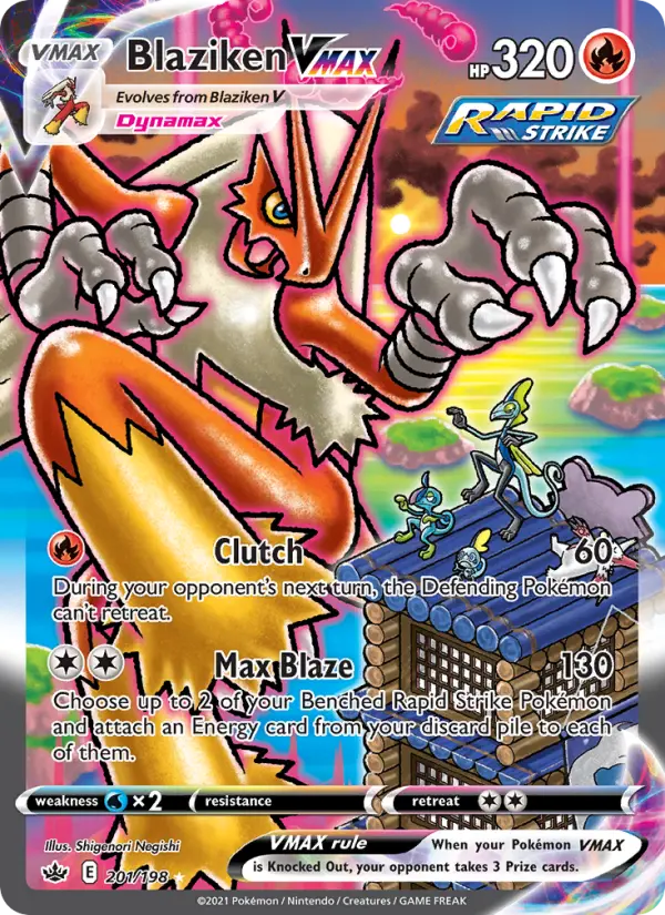 Blaziken VMAX 201 – Holo