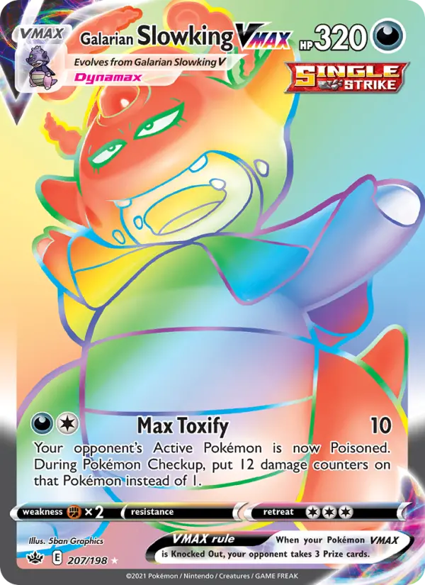 Galarian Slowking VMAX 207 – Holo
