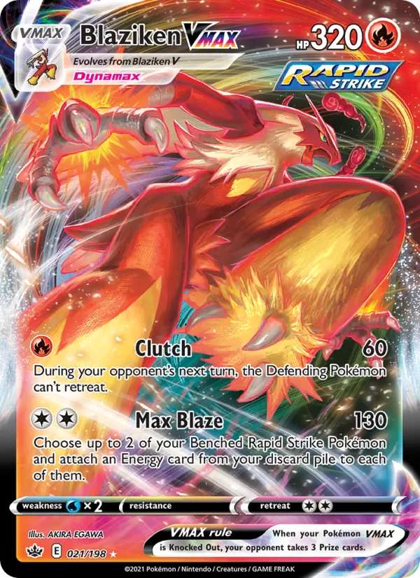 Blaziken VMAX 21 – Holo