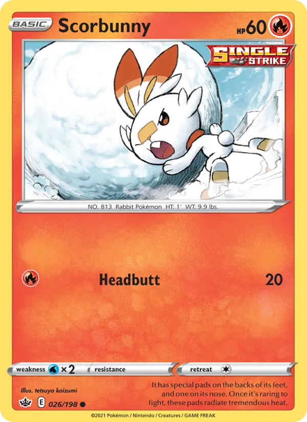 Scorbunny 26 – Non-holo