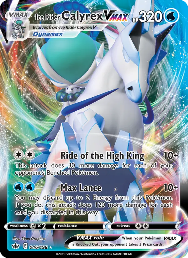 Ice Rider Calyrex VMAX 46 – Holo