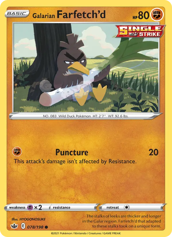 Galarian Farfetch'd 78 – Non-holo