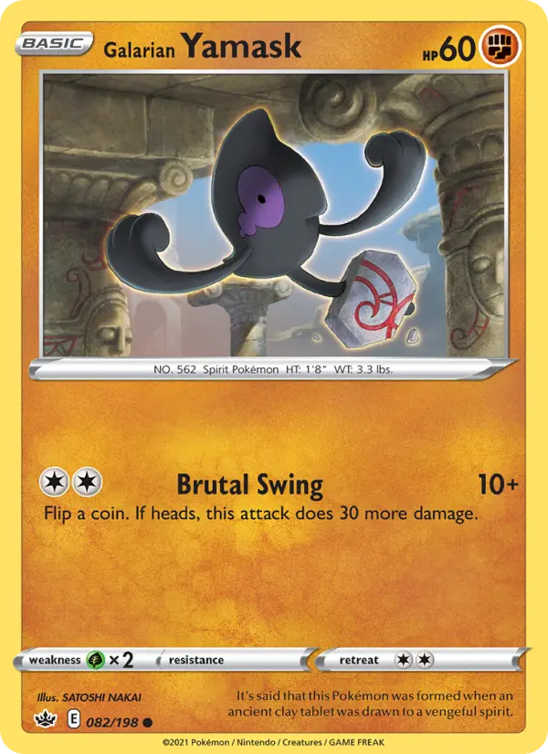 Galarian Yamask 82 – Non-holo