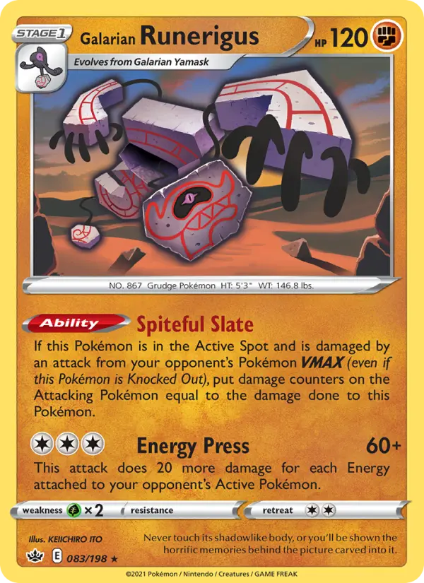 Galarian Runerigus 83 – Holo