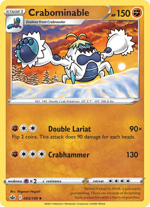 Crabominable 85 – Non-holo