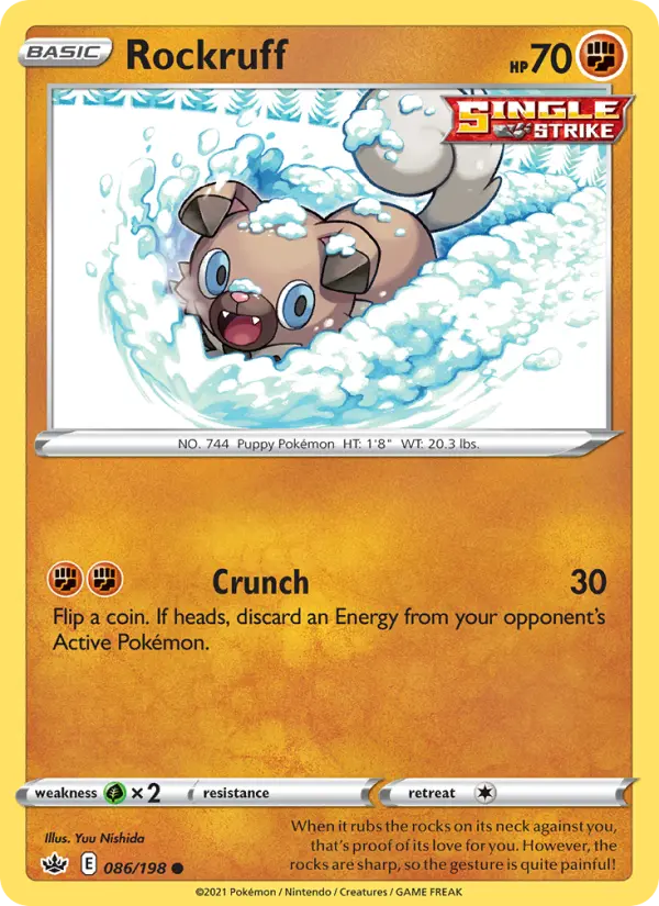 Rockruff 86 – Non-holo
