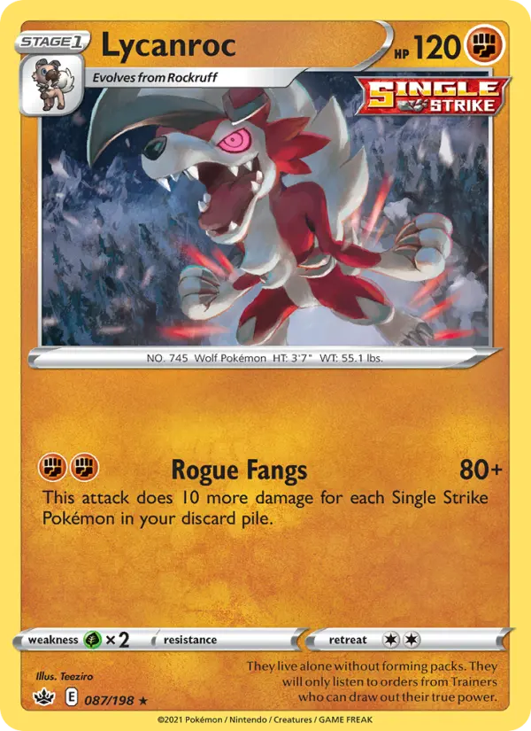 Lycanroc 87 – Reverse Holo