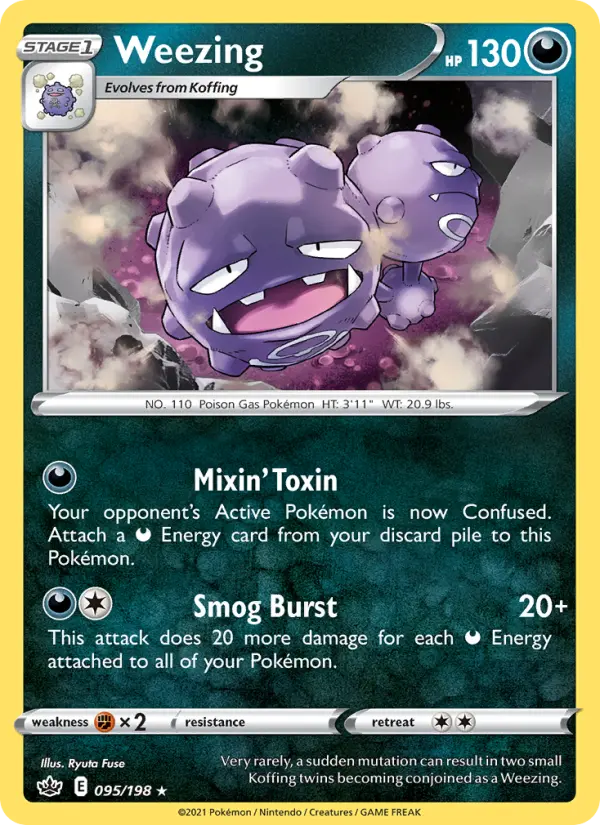 Weezing 95 – Non-holo