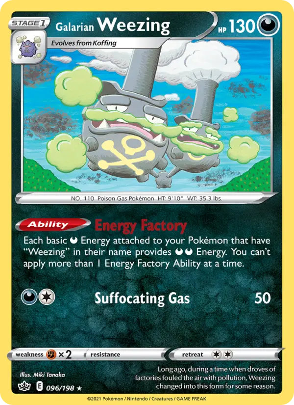 Galarian Weezing 96 – Non-holo