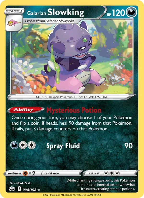 Galarian Slowking 98 – Holo