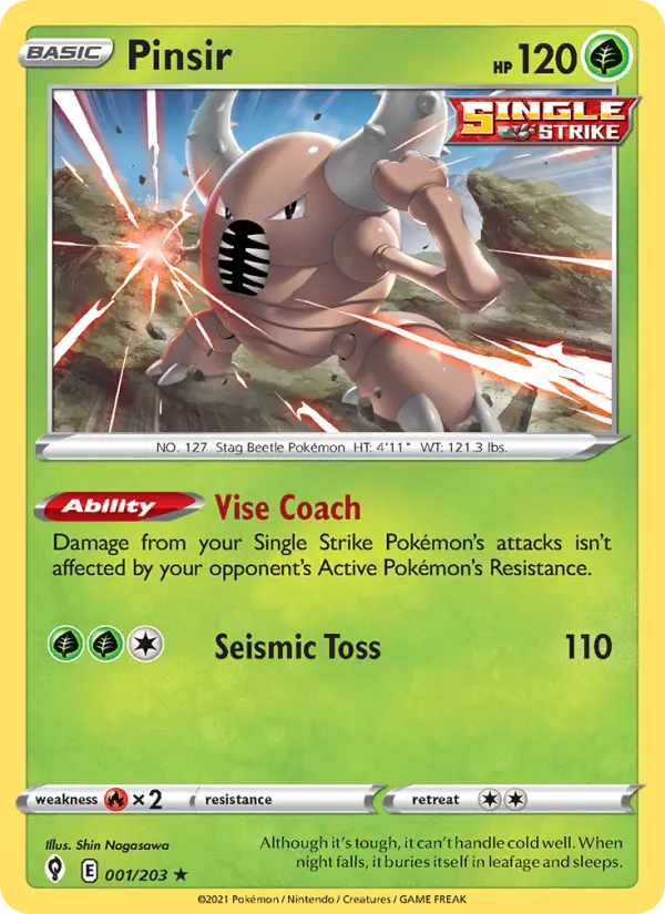 Pinsir 1 – Non-holo