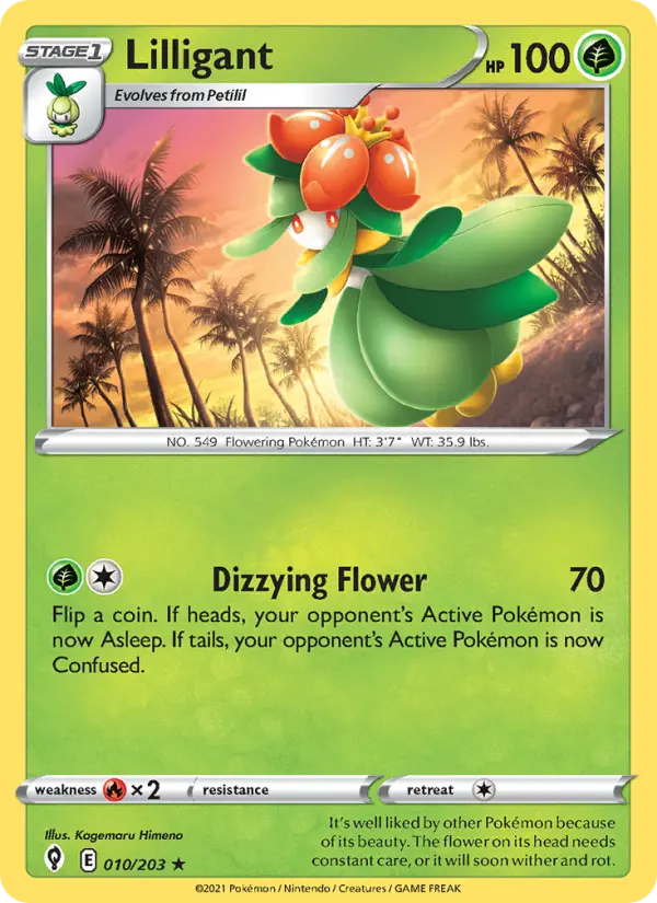 Lilligant 10 – Non-holo