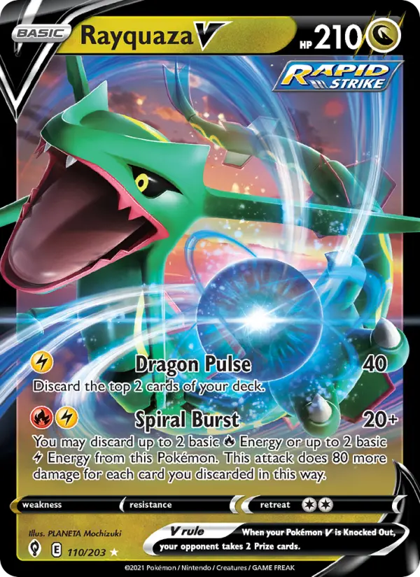 Rayquaza V 110 – Holo