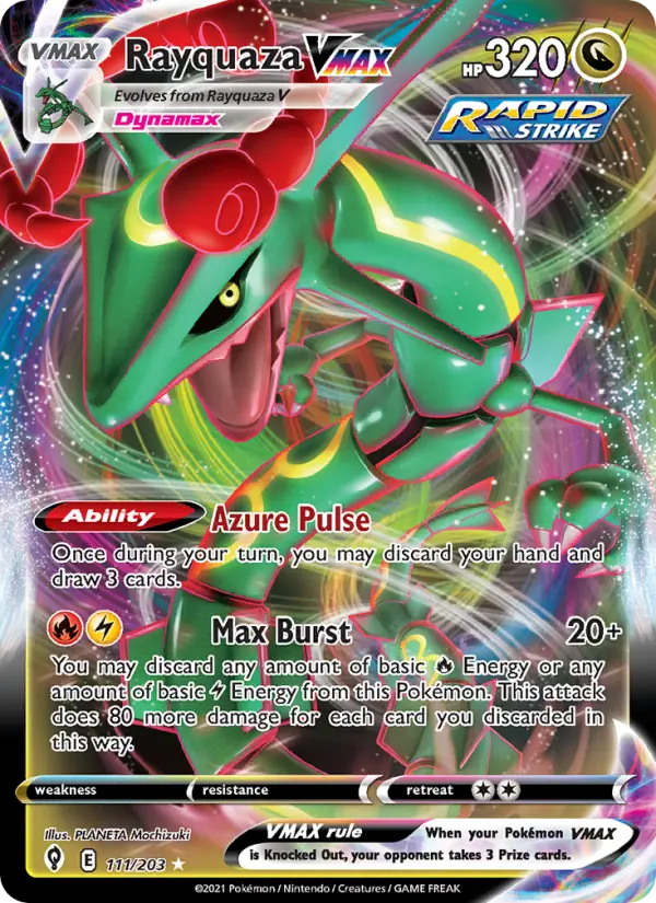Rayquaza VMAX 111 – Holo