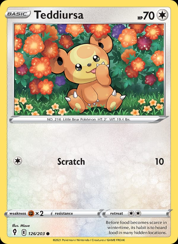Teddiursa 126/203