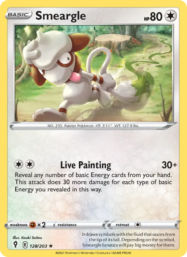 Smeargle 128 – Non-holo