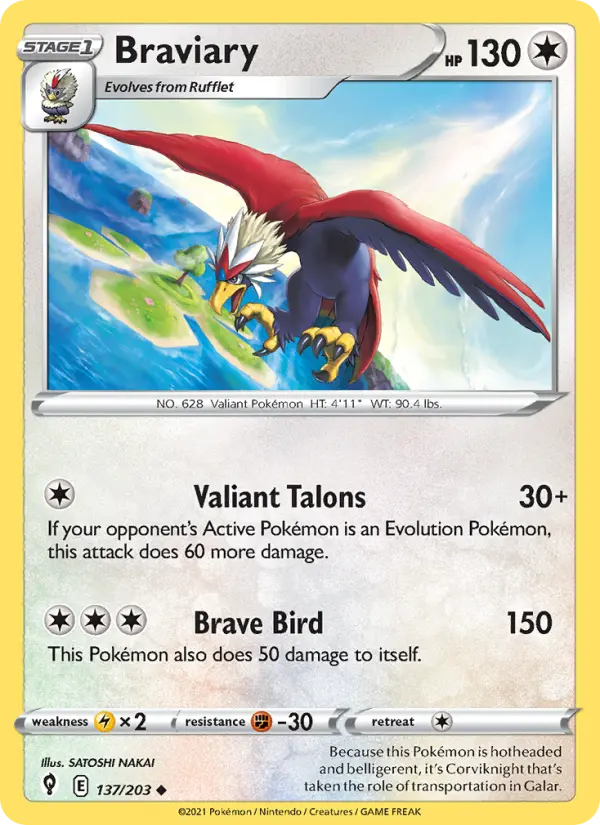 Braviary 137 – Non-holo