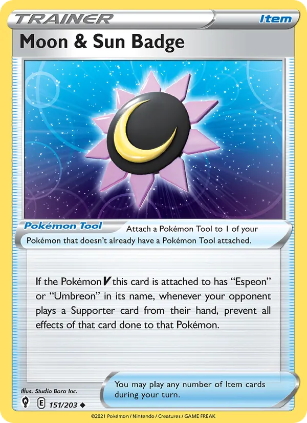 Moon & Sun Badge 151 – Non-holo
