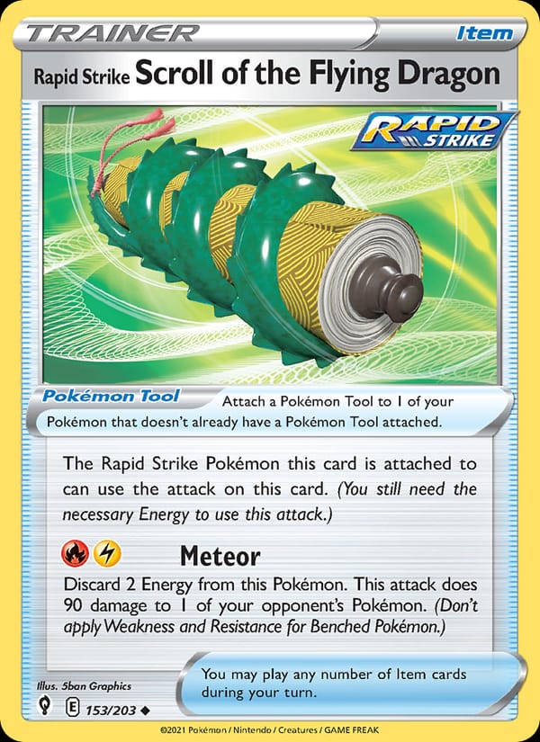 Rapid Strike Scroll of the Flying Dragon 153/203