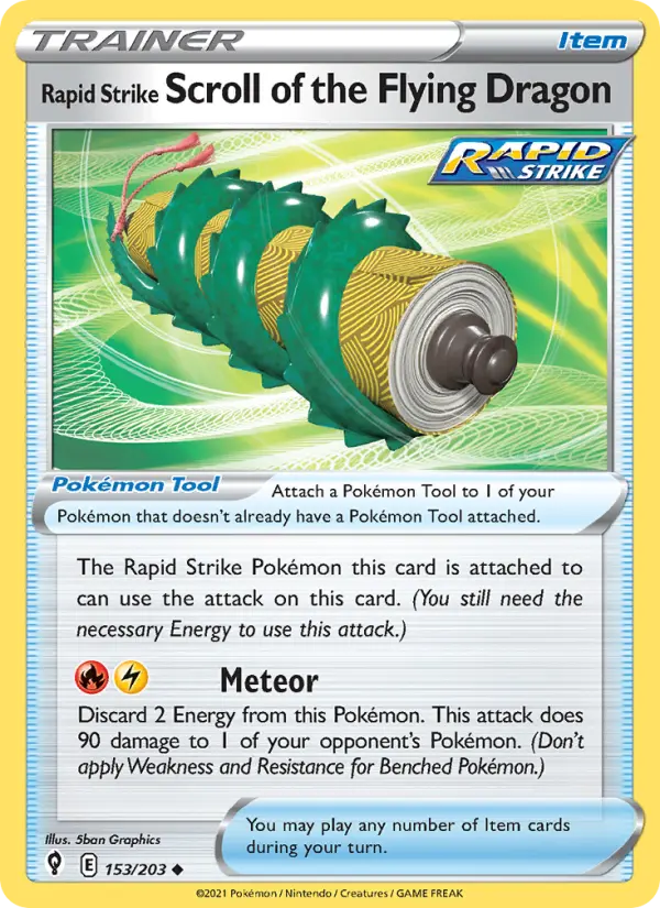 Rapid Strike Scroll of the Flying Dragon 153 – Non-holo