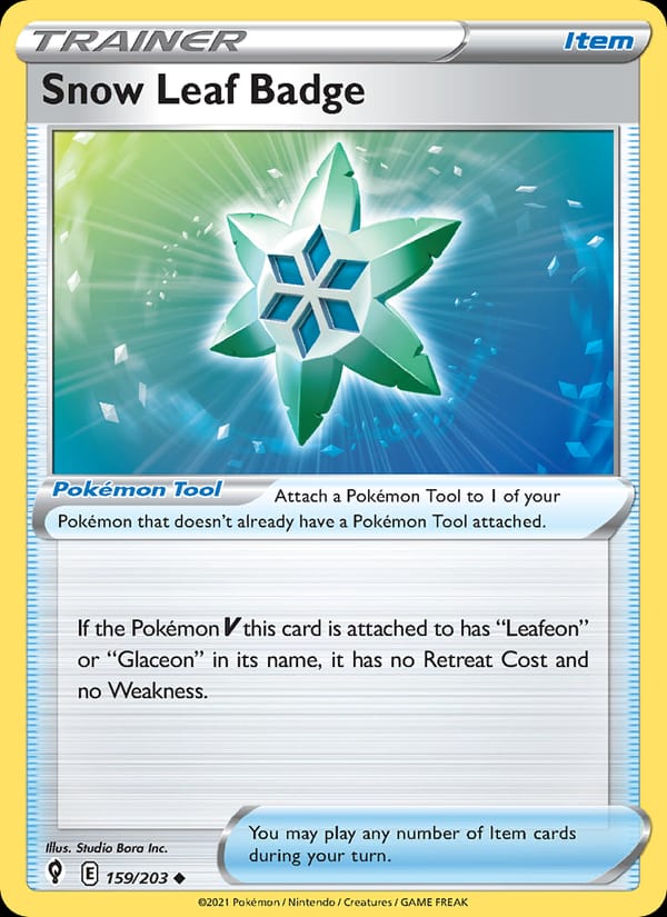 Snow Leaf Badge 159/203