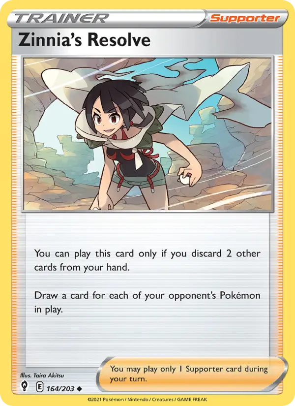 Zinnia's Resolve 164 – Non-holo