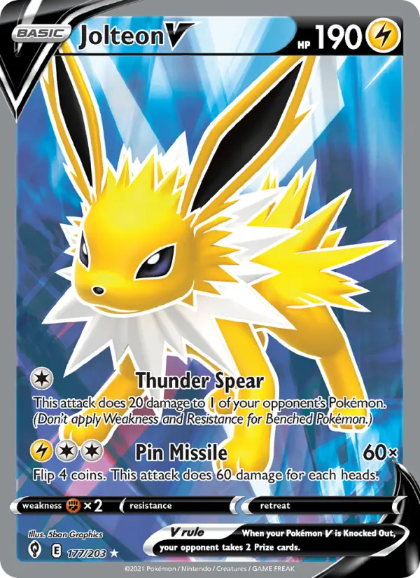 Jolteon V 177 – Holo