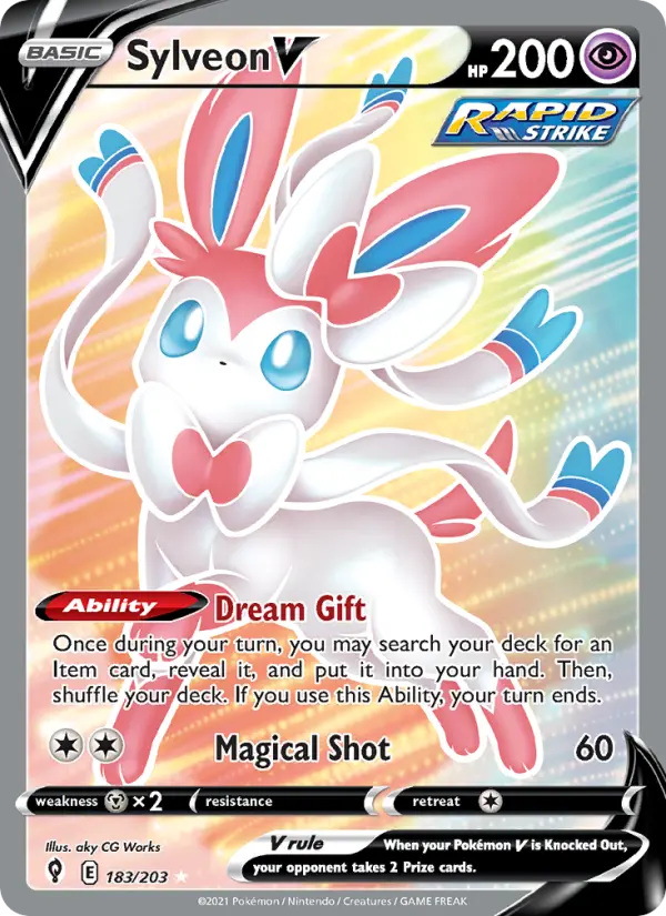 Sylveon V 183 – Holo