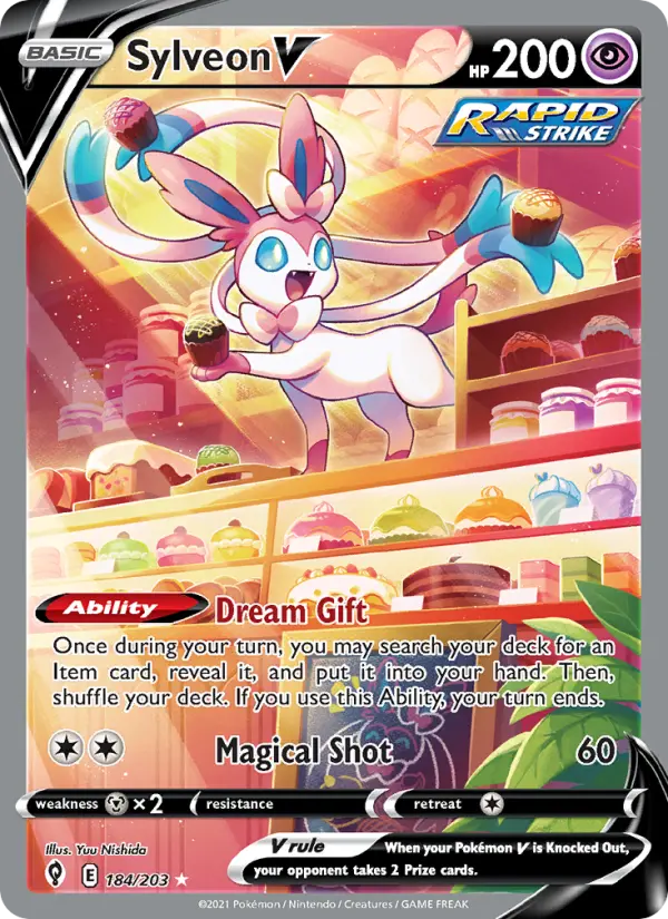 Sylveon V 184 – Holo