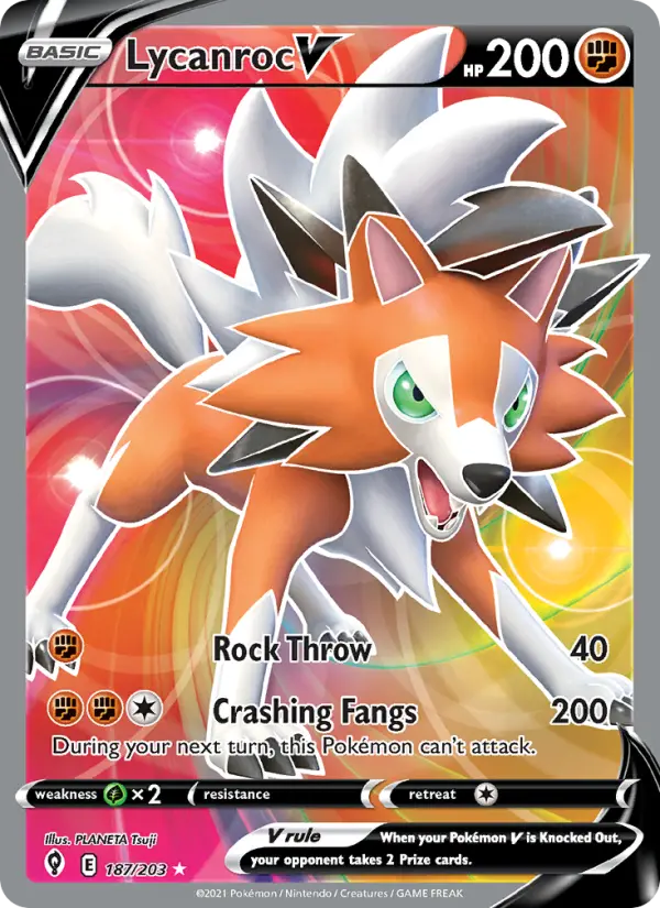 Lycanroc V 187 – Holo