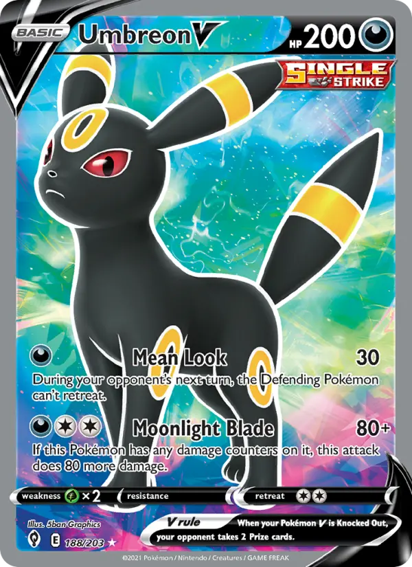 Umbreon V 188 – Holo